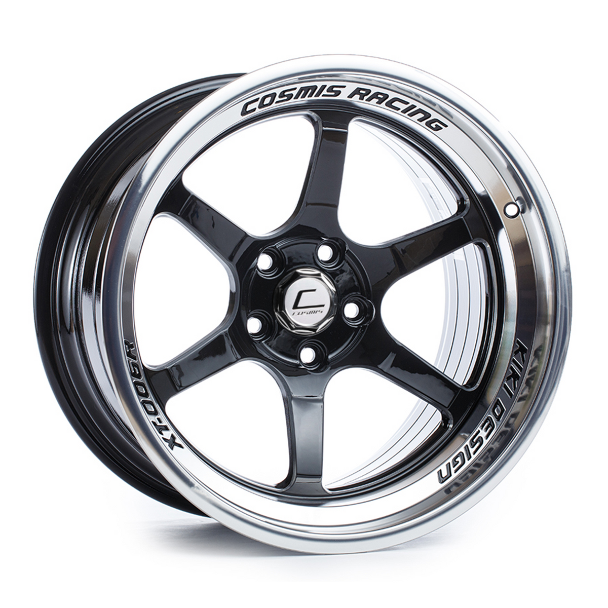 XT006RBML_a541063e-cf49-48d7-abb5-79dedd2f51cd.png Cosmis XT-006R 18x9.5 ET10 5x114.3 Black w/Machined Lip - Image 1