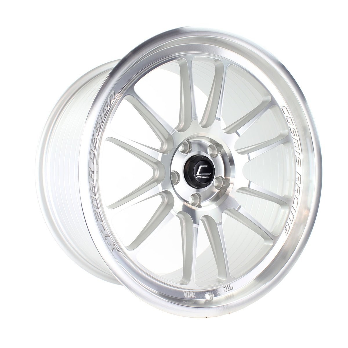 XT206R-20105-45-5x114.3-SMF.jpg Cosmis XT-206R 20x10.5 ET45 5x114.3 Silver w/Machined Lip - Image 1