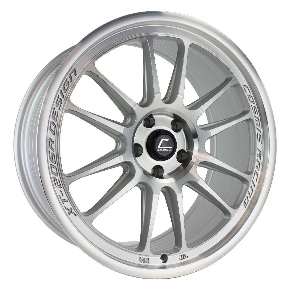 XT206R-2090-35-5x114-SMF.jpg Cosmis XT-206R 20x9 ET35 5x114.3 Silver w/Machined Lip - Image 1