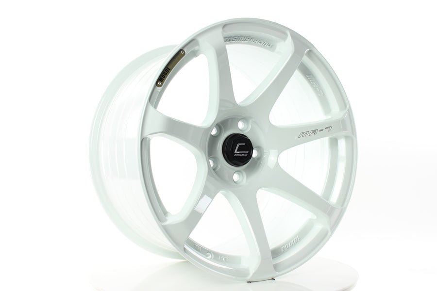 a33.jpg Cosmis MR7 18x10 ET25 5x114.3 White - Image 1