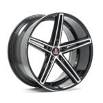 AXE EX14 20x9 ET40 5x118 GLOSS BLACK & POLISHED