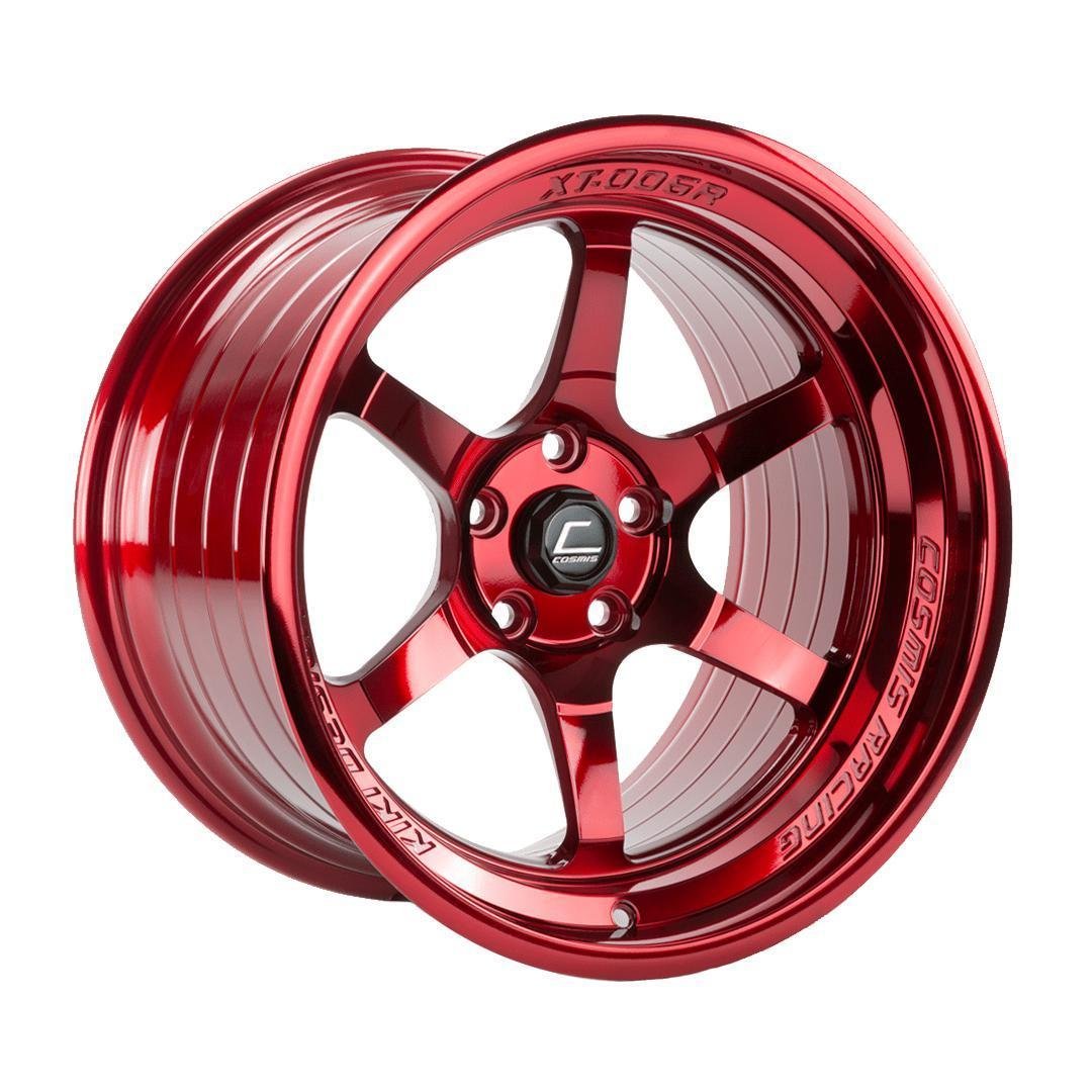 cosmis-racing-xt-006r-hyper-red-wheel-18x9-30mm-5x1143-universal.jpg Cosmis XT-006R 18x9 ET30 5x114.3 Hyper Red - Image 1