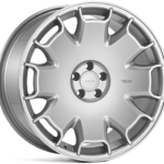 IW CSR2 19x8.5 ET42 5x112 Pure Silver Polished Lip