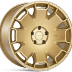 IW CSR2 19x9.5 ET42 5x112 Vintage Gold Polished Lip