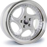 Dare F6 18x8.5 ET42 5x112 Silver Polished Lip