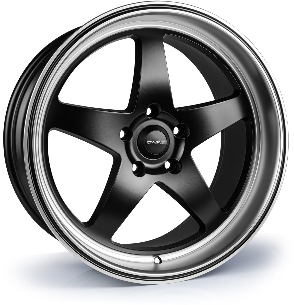 dare-f7-satin-black-polished-lip_fc55619e-820c-4d37-9e05-4b91e6c6d796.jpg Dare F7 19x9.5 5x120 ET40 Satin Black Polished Lip - Image 1