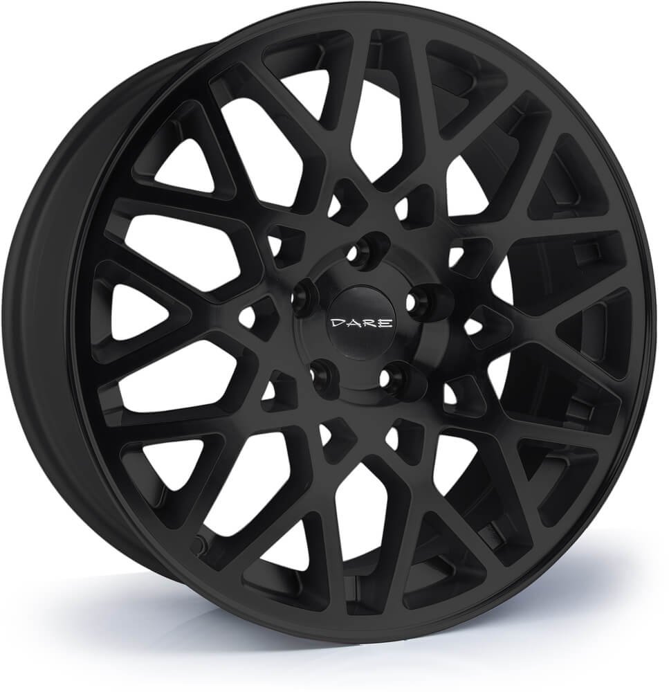 dare-lg2-matt-black.jpg Dare LG2 18x8 ET35 5x100 Matt Black - Image 1