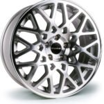 Dare LG2 18x8 ET42 5x112 Silver / Polished Face