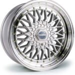 Dare DRRS 17x8.5 ET35 5x100/5x120 Silver Polished / Chrome Rivets