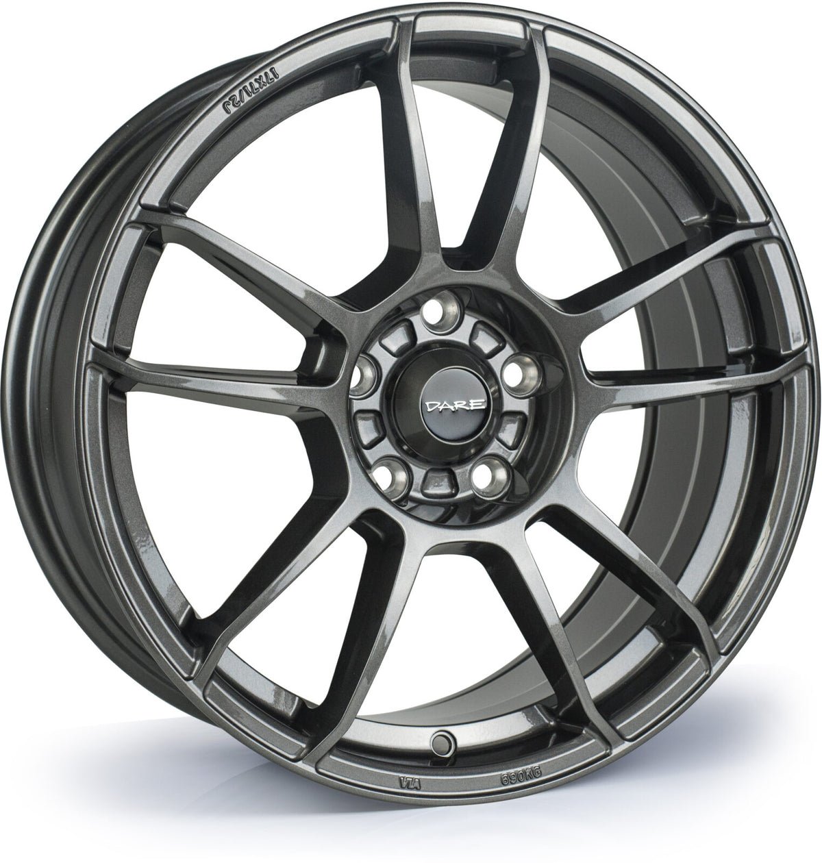 dare-x5-gunmetal_60b5e876-5241-4a95-bee8-a81e78b08abf.jpg Dare DR-X5 17x7.5 5x100 ET38 Gunmetal - Image 1