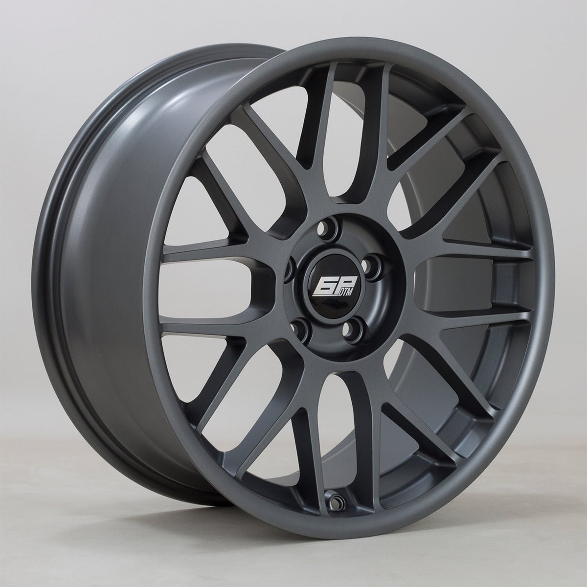 dtm198.5fgunmetal.jpg 6Performance DTM 19x8.5 ET35 5x120 FGunmetal - Image 1