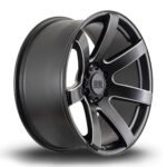 Alpha Offroad Gauntlet 20x9 ET30 6x114.3 SBlackMilled