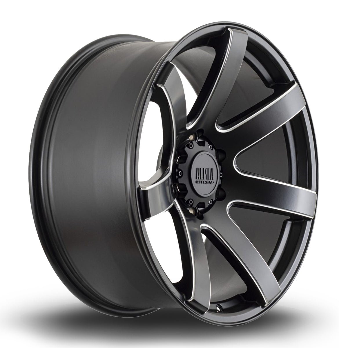 gauntlet209sblackmilled_e9976045-975c-482b-ab25-bf639361917b.jpg Alpha Offroad Gauntlet 20x9 ET10 6x114 SBlackMilled - Image 1