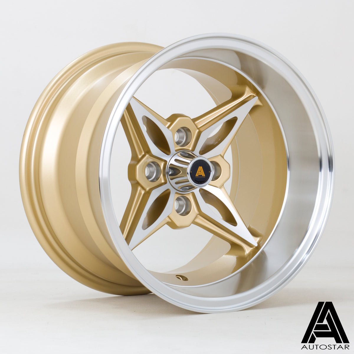 kanji149pfgold_81c43b23-adf0-465a-8bba-86ec9fc81d3d.jpg Autostar Kanji 14x9 ET-13 4x100 PFGold - Image 1