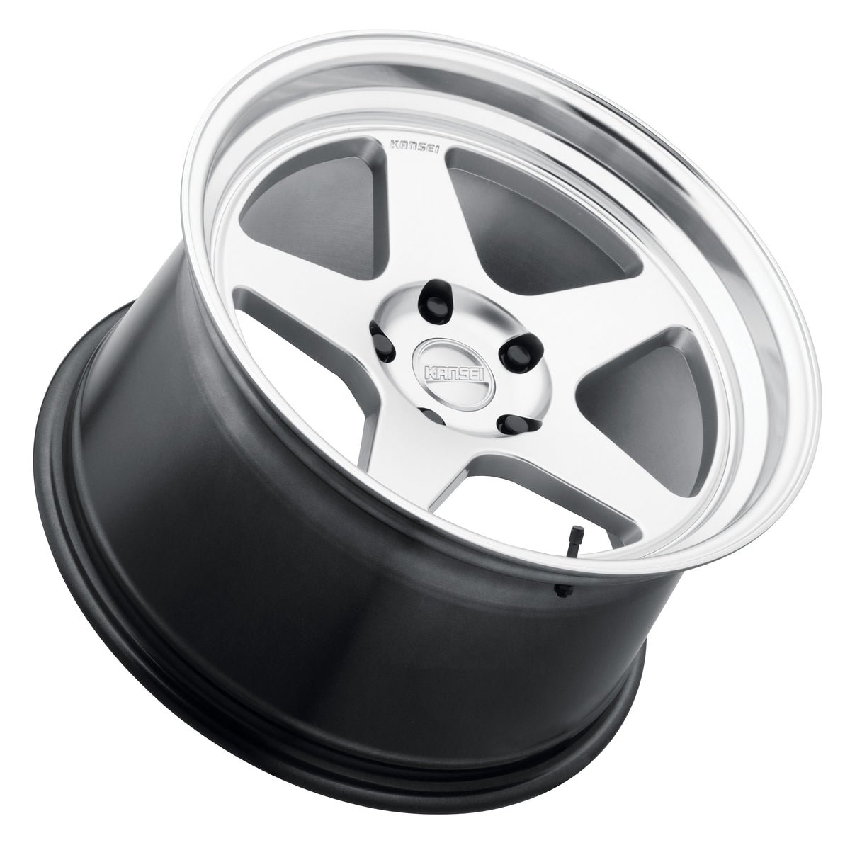 kansei-k12h-wheel-5lug-hyper-silver-18x10-5-lay_e42a0d70-7677-4c42-b2e5-2ae28ca56d28.jpg KANSEI KNP 19x10.5 ET22 5x120 Hyper Silver w/Machined Lip - Image 1