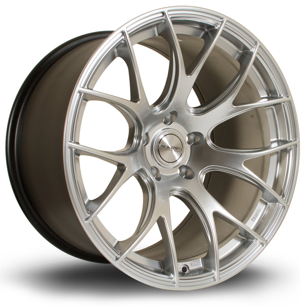lc8181911hsilver.jpg Linea Corse LC818 19x11 ET25 5x120 HSilver - Image 1