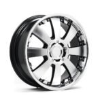 LENSO CONCERTO 20x8.5 ET35 4x108 GLOSS BLACK & POLISHED