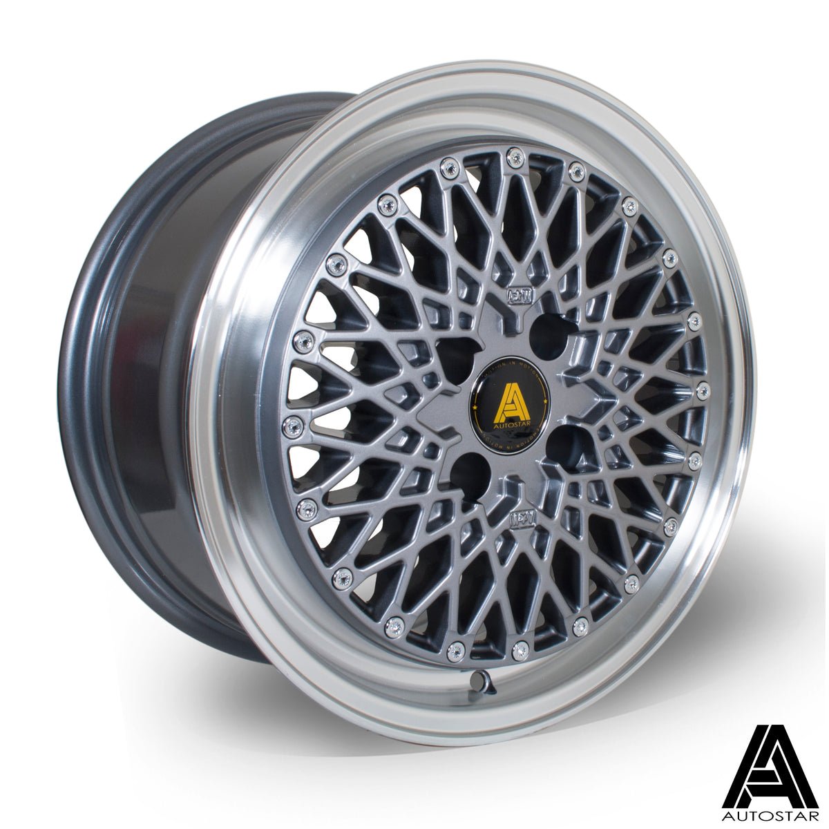 minus157.5rlgunmetal_7bd60561-928b-4b97-9661-704b6514c9a6.jpg Autostar Minus 15x7.5 ET25 4x100 RLGunmetal - Image 1