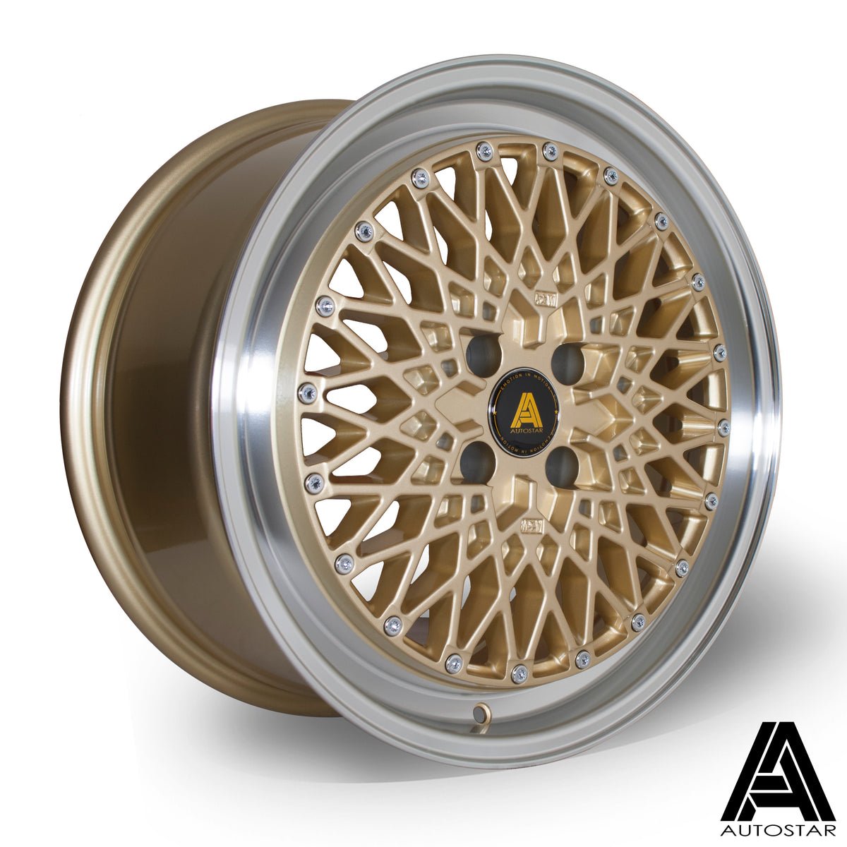minus178rlgold.jpg Autostar Minus 17x8 ET30 4x100 RLGold - Image 1