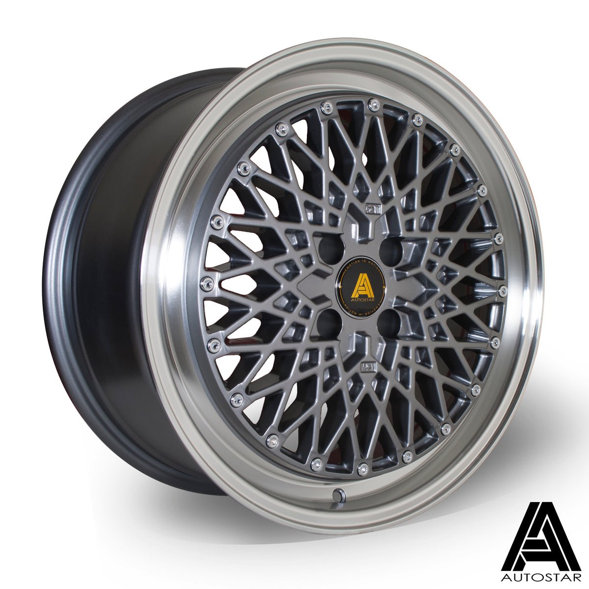 minus178rlgunmetal.jpg Autostar Minus 17x8 ET30 5x100 RLGunmetal - Image 1