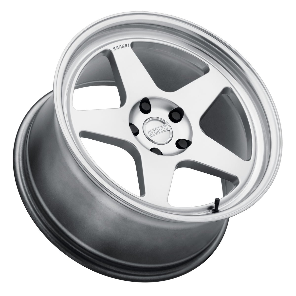 raceline-knp-wheel-5lug-hyper-silver-18x95-lay_848a7987-e82c-4aee-98a9-8ba79efafaaa.jpg KANSEI KNP 19x9.5 ET35 5x120 Hyper Silver w/Machined Lip - Image 1