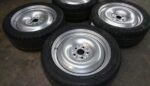 18" NEW VOLKSWAGEN T5 / T6 SMOOTHIE STEEL WHEELS / NEW TYRES