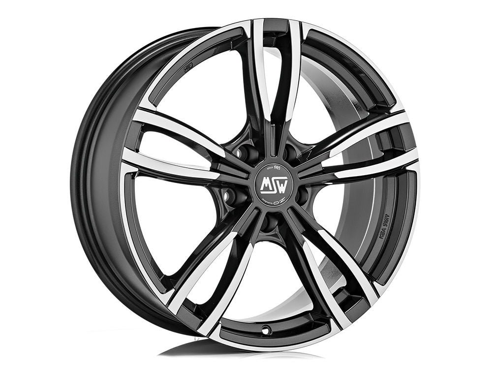 threesixty_03_01ca2335-b90b-42d1-b7f0-2ab35ba85f30.jpg MSW 73 19x9 ET45 5x120 GLOSS DARK GREY FULL POLISHED - Image 1