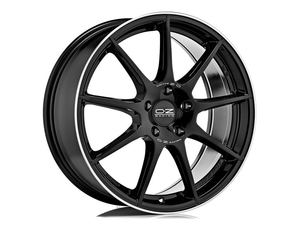 threesixty_03_08f0010d-335f-495e-a259-e641a8108f7d.jpg OZ Racing VELOCE GT 17x7.5 ET35 5x100 GLOSS BLACK DIAMOND LIP - Image 1