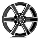 OZ Racing SAHARA 6 17x8 ET30 6x114.3 GLOSS BLACK FULL POLISHED