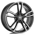 MSW 73 18x8 ET45 5x108 GLOSS DARK GREY FULL POLISHED