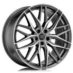 MSW 50 21x10 ET50 5x112 MATT GUN METAL FULL POLISHED