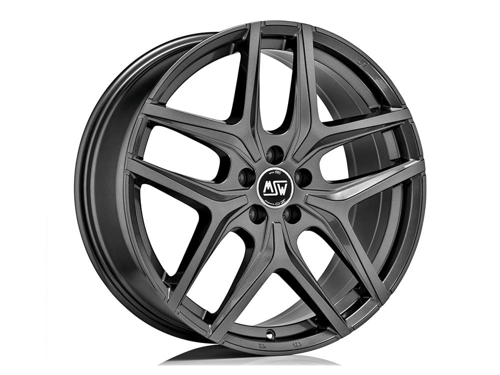 threesixty_03_53a3a87d-b756-482a-a17c-1b0f8f84df2c.jpg MSW 40 17x7 ET40 5x105 GLOSS GUN METAL - Image 1