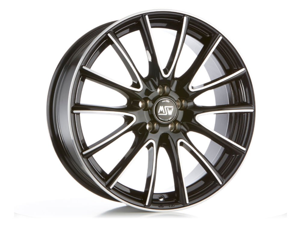 threesixty_03_6db38237-a2d3-4ca8-a55b-c25c5f59ba4b.jpg MSW 86 16x6.5 ET18 4x108 GLOSS BLACK FULL POLISHED - Image 1