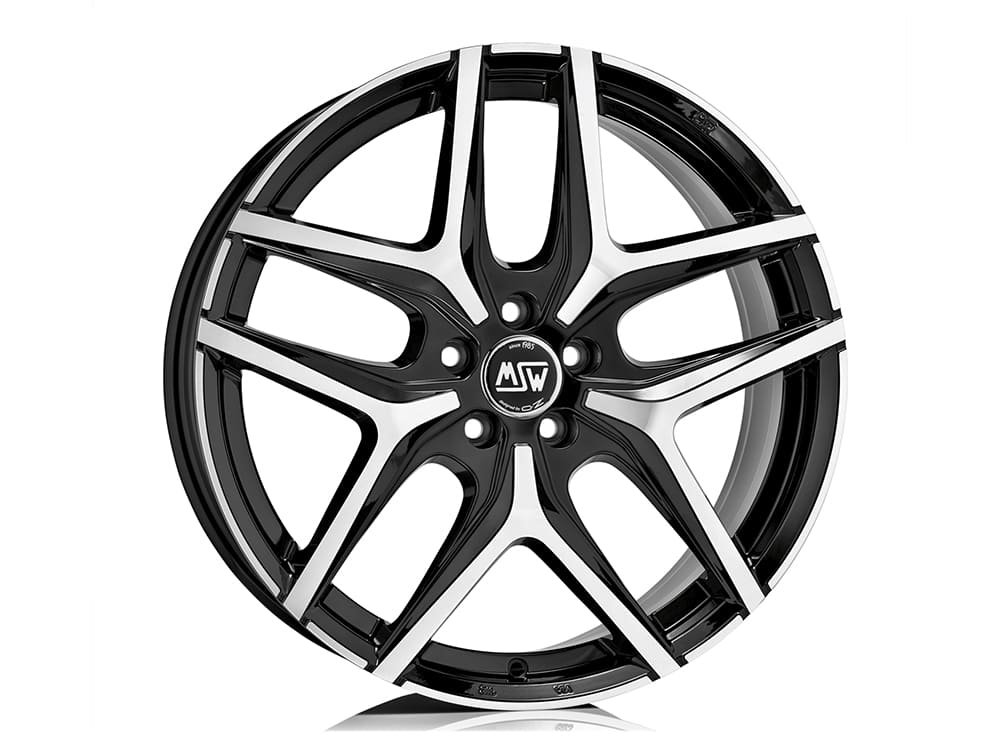 threesixty_03_995166e2-d4bd-4129-82ec-f24941af5fde.jpg MSW 40 18x8 ET40 5x112 GLOSS BLACK FULL POLISHED - Image 1