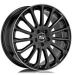 MSW 30 18x9 ET49 5x112 GLOSS BLACK DIAMOND LIP