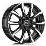 MSW 79 18x7.5 ET49 5x108 GLOSS BLACK FULL POLISHED