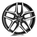 MSW 40 17x7 ET40 5x114.3 GLOSS BLACK FULL POLISHED