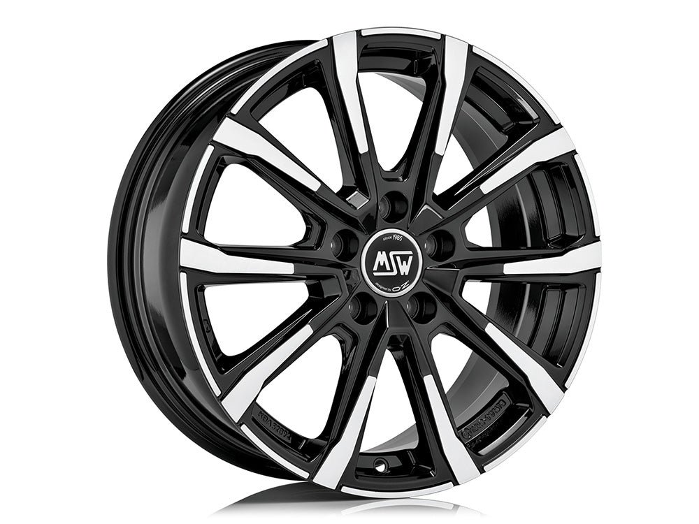 threesixty_03_e58ab0ae-7bc1-41d1-8c9d-4c2f3805daad.jpg MSW 79 18x7.5 ET44 5x112 GLOSS BLACK FULL POLISHED - Image 1