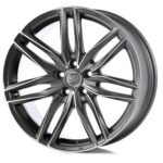 MSW 24 17x8 ET35 5x100 MATT GUN METAL FULL POLISHED
