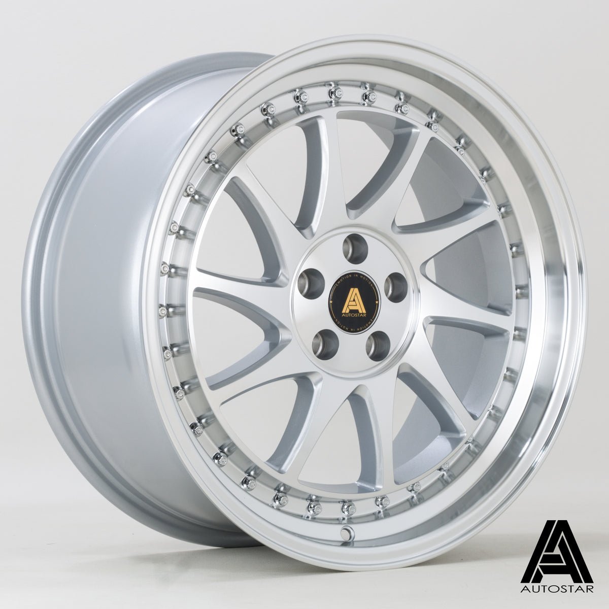 vader188pfsilver.jpg Autostar Vader 18x8 ET35 5x100 PFSilver - Image 1