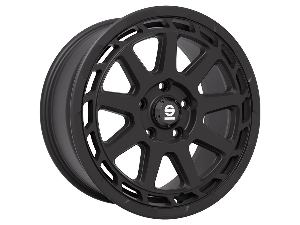 02_Matt_Black_Web_0003_5d2c429e-f0b7-4c42-b121-ed13339a52c5.jpg Sparco GRAVEL 17x8 ET45 5x108 MATT BLACK - Image 1