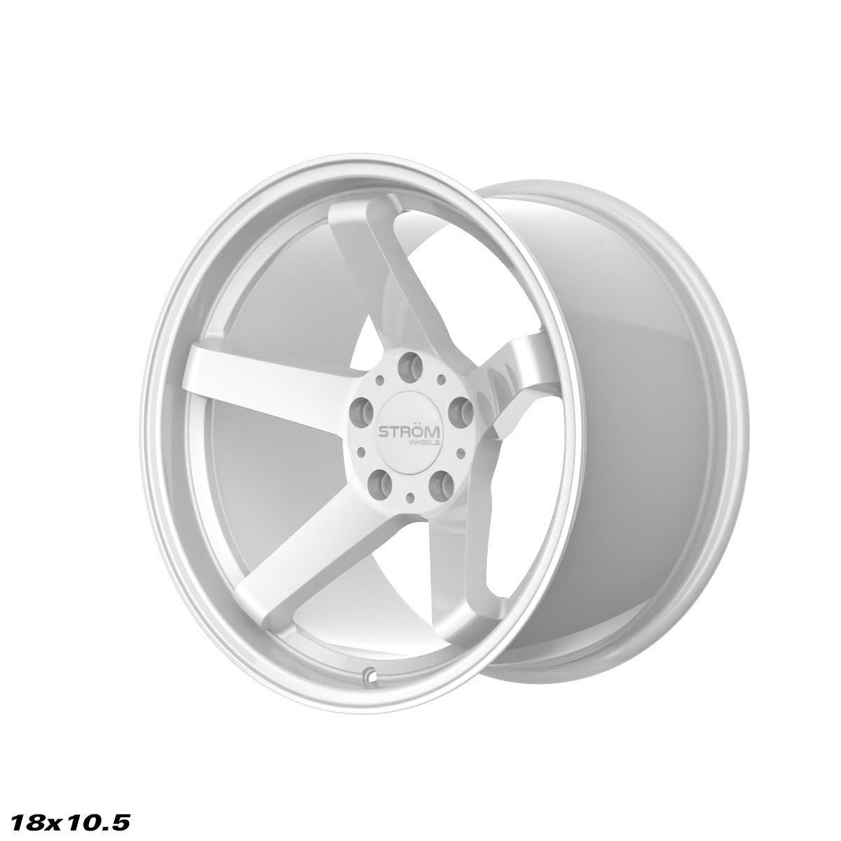 1810-gloss-white-1_56ebc3d6-072e-493b-a062-3ae7f1720bac.jpg STROM DS-35 18x10.5 ET10 5x120 Gloss White - Image 1