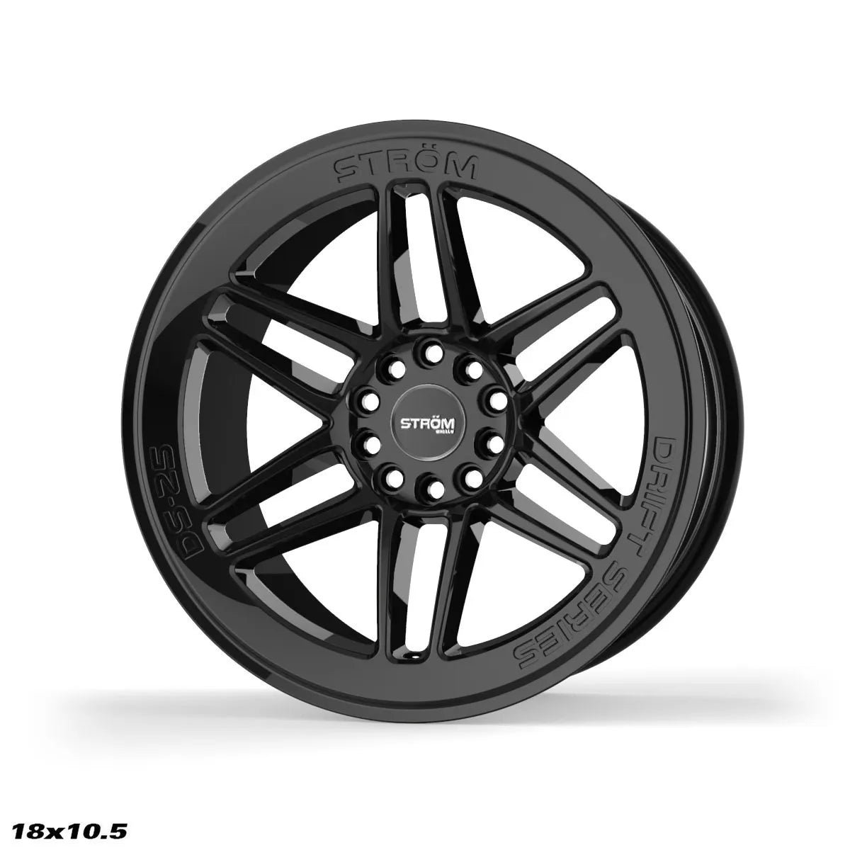 18x10.5-bl-3.jpg STROM DS-25 18x10.5 ET30 10x114.3/120 Gloss Black - Image 1