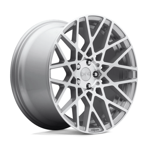 BLQ-R110-19x10-Silver-A1-png_e95e41a7-7a04-48db-bb93-594ef47b167e.png Rotiform BLQ 19x8.5 ET38 5x114.3 GLOSS SILVER MACHINED - Image 1