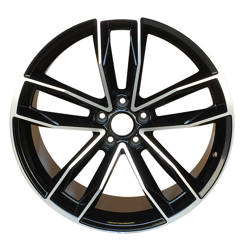 RS6c-Black-VAG2.png VAG23 20x9 ET30 5x112 Gloss Black Machined - Image 1
