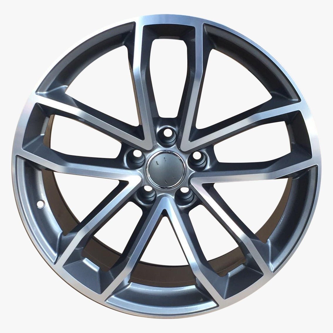 S5-GMP1-VAG23_a609a512-1aaf-415a-b6c6-65ed648bcdcc.jpg VAG23 19x8.5 ET45 5x112 Gun Metal Machined - Image 1