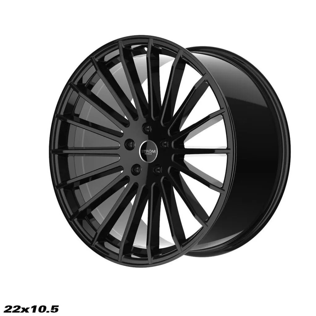STR4-FGB-22x10-5-02-1024x1024-1.jpg STROM STR4 22x10.5 ET31 5x112 Gloss Black - Image 1