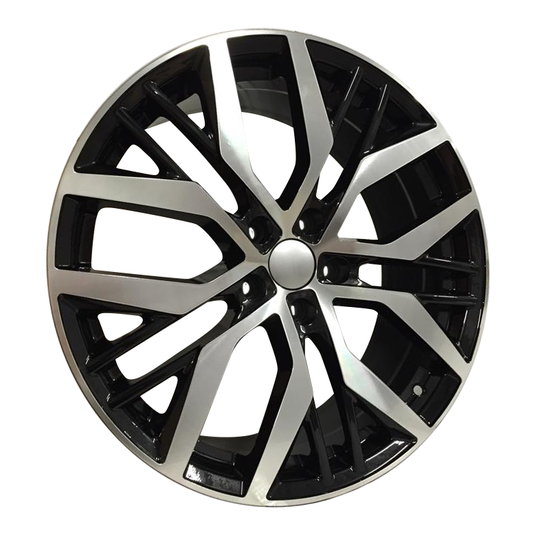 Santiago.png VAG3 19x8 ET45 5x112 Gloss Black Machined - Image 1