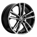VAG16 18x8 ET45 5x112 Gloss Black Machined