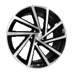 VAG14 18x8 ET45 5x112 Gloss Black Machined